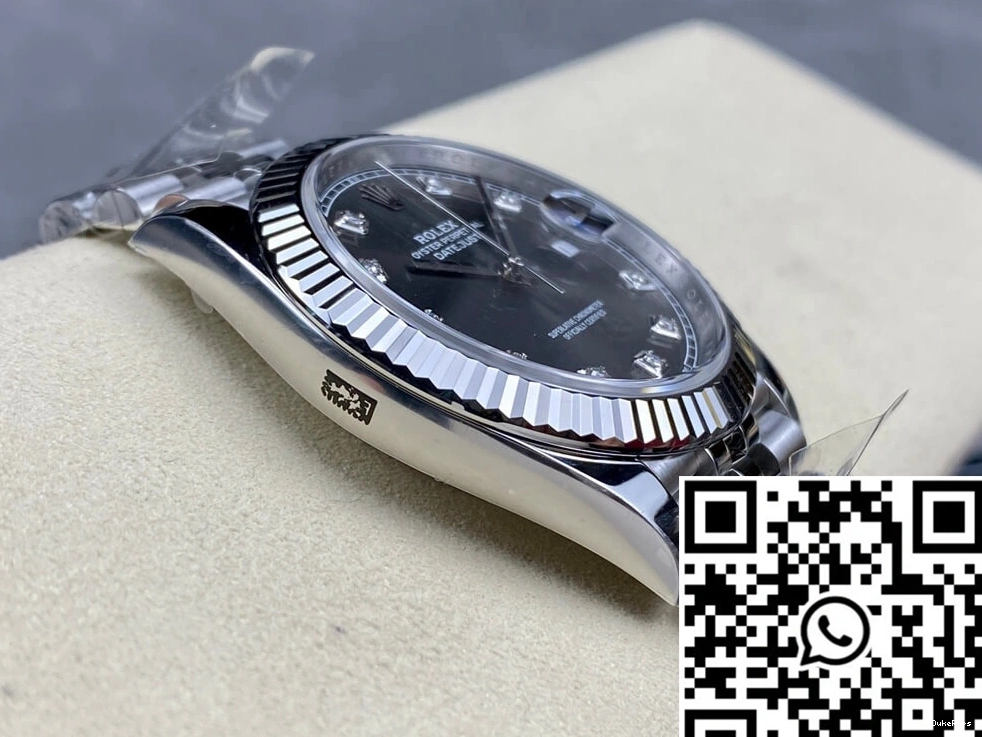 Gray Clean Factory Dial M126334-0006 Rolex Diamond Datejust 1111